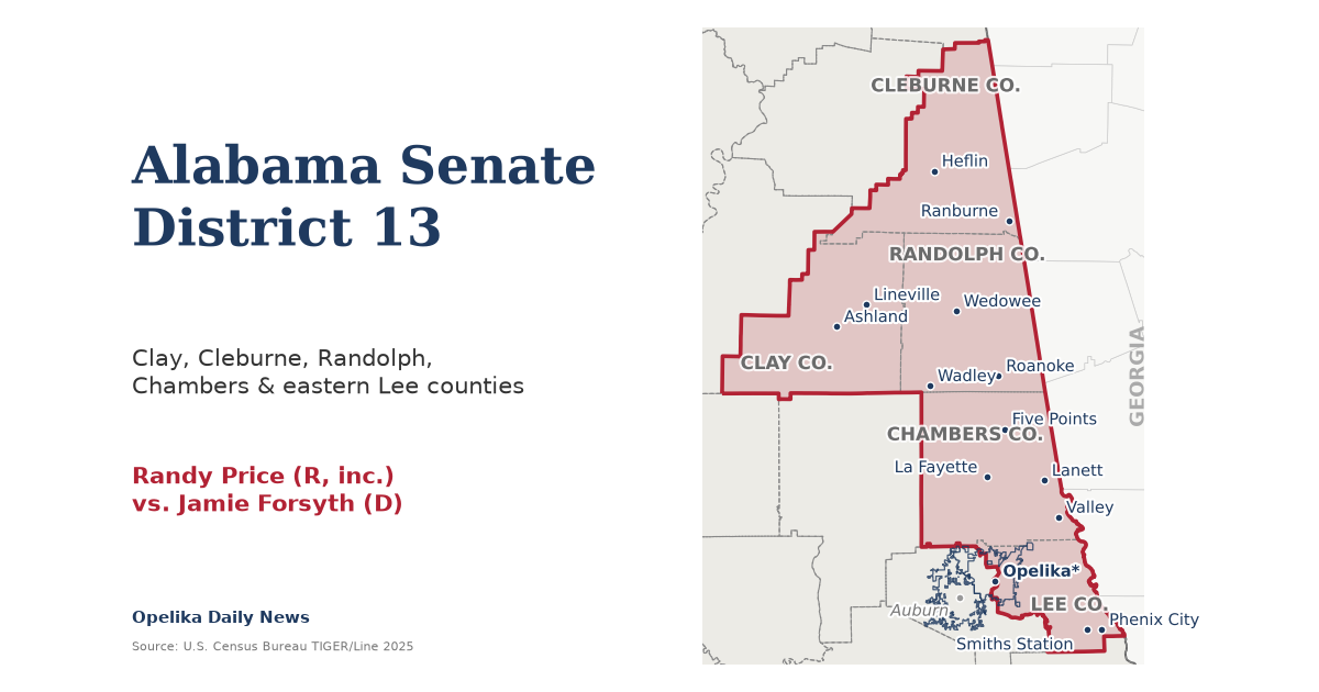 Senate District 13: Jamie Forsyth Answers ODN’s Questions; Sen. Randy Price Did Not Respond